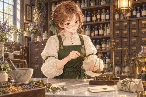 약제소의 약제사 엔딩 그림