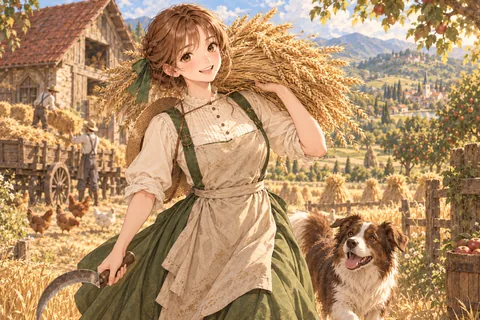농장의 숙련 일꾼 엔딩 그림