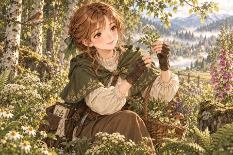 숲과 들의 약초사 엔딩 그림