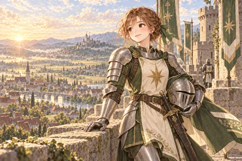 영지 수비대 기사 엔딩 그림