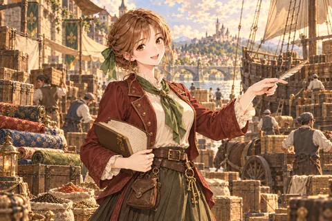 교역 상단의 행수 엔딩 그림